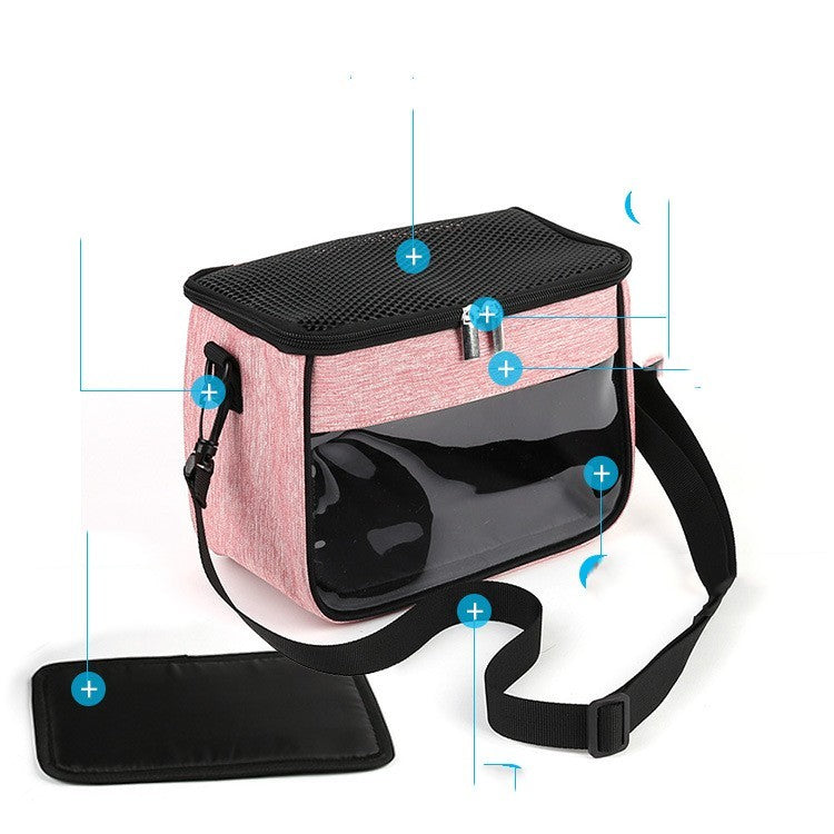 Crossbody Pet Bag Hamster Cage - The Ultimate Travel Companion for Your Furry Friend