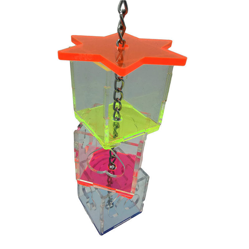 Bird Parrot Educational Toy Food Container