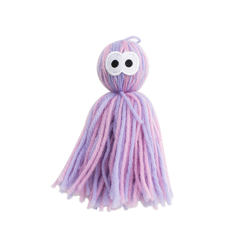 Pet Hang Bite-resistant Woolen Yarn Ball Toys