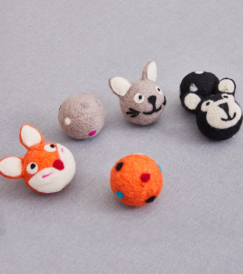 Colorful Felt Stretch Ball Pet