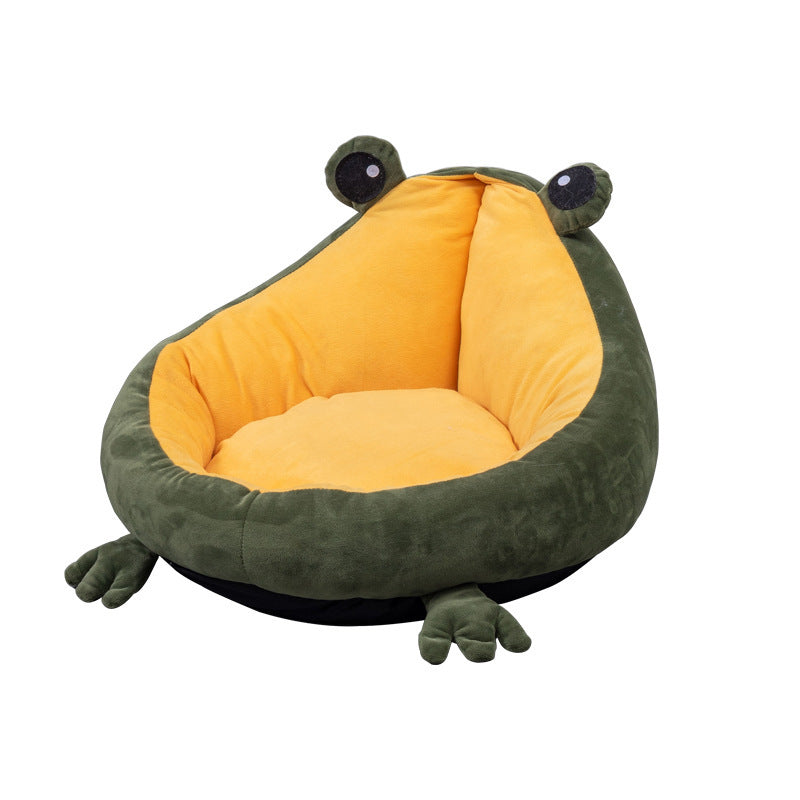 Winter Warm Semi-Enclosed Pet Bed