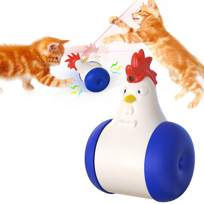 Electric Tumbler Hair Laser Chicken Funny Cat Toy