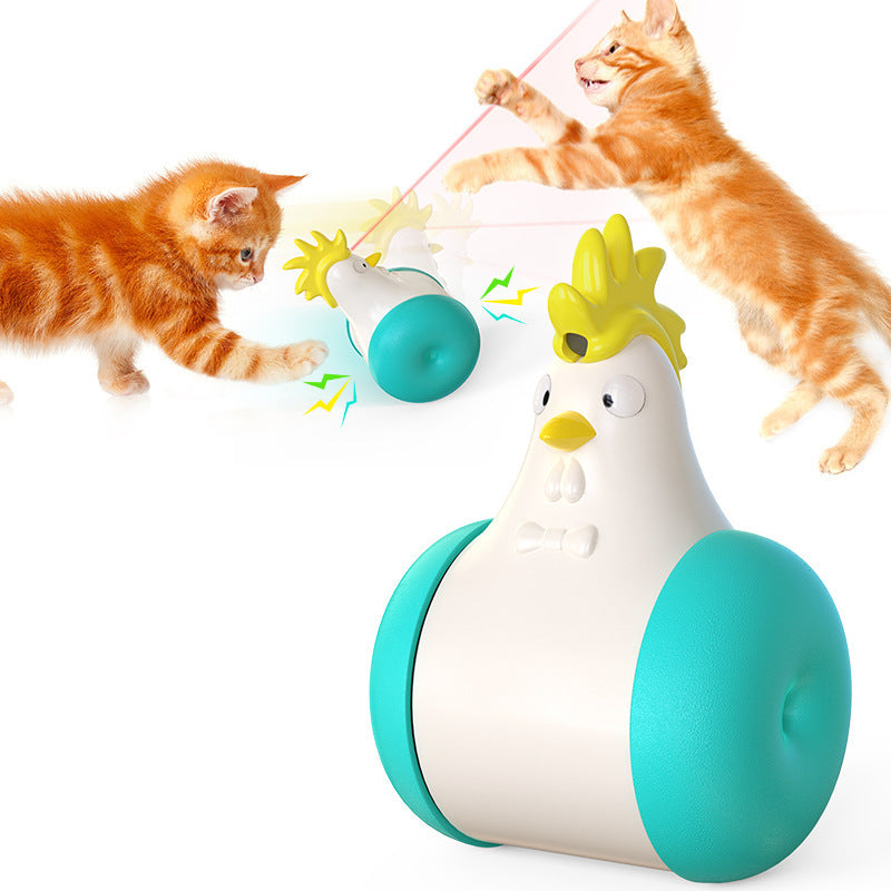 Electric Tumbler Hair Laser Chicken Funny Cat Toy