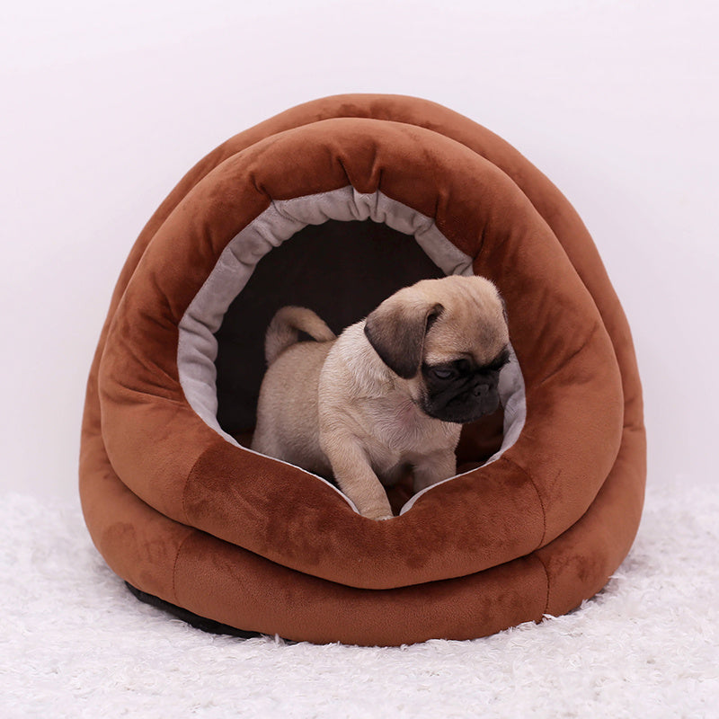 Large Dog Round Plush Bed