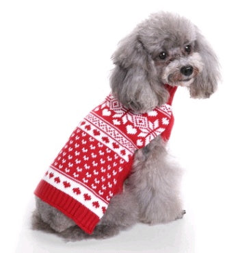 Pet Christmas Sweater Knit Pet Clothes