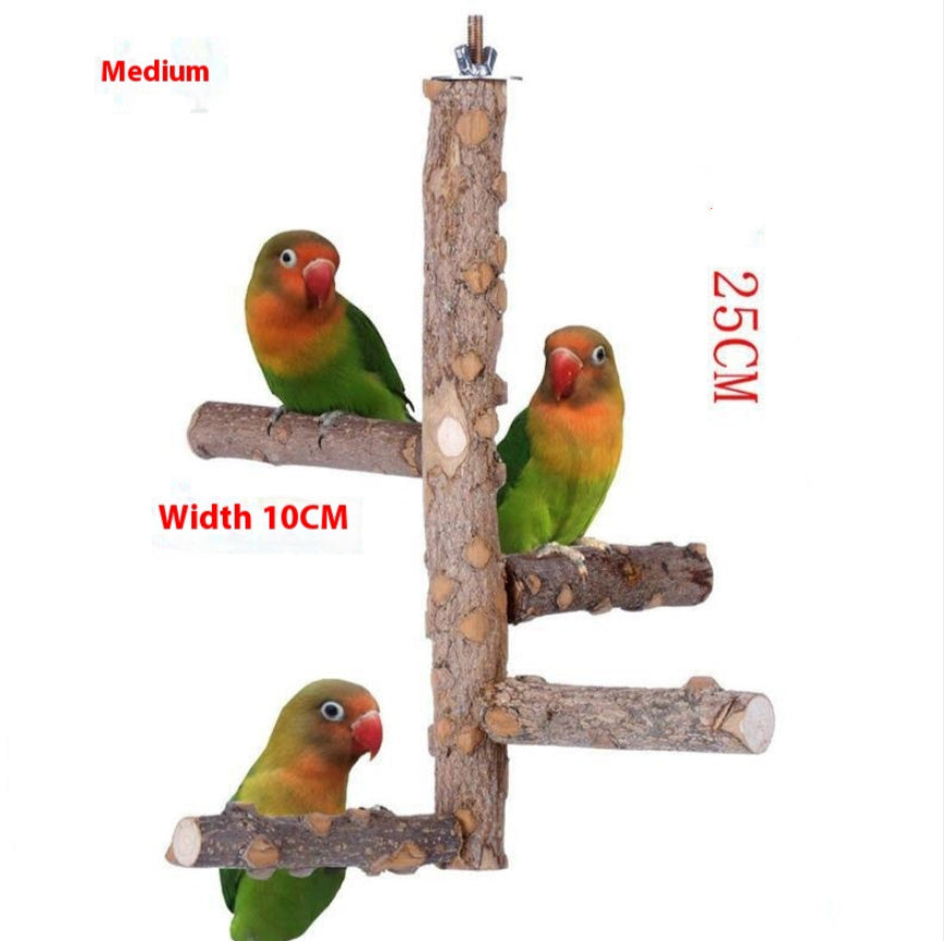 Parrot Toys Bite Swing Bell Stand