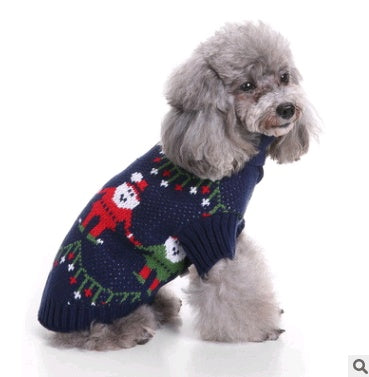 Pet Christmas Sweater Knit Pet Clothes
