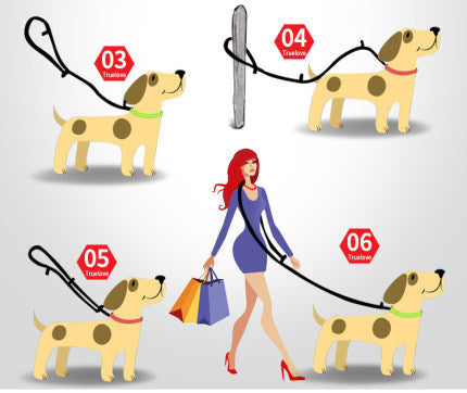 Multi-functional Pet Dog Traction Rope