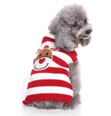 Pet Christmas Sweater Knit Pet Clothes