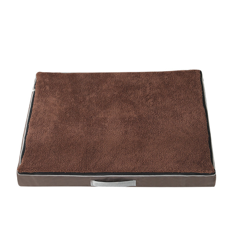 Plush Memory Foam Large Dog Bed