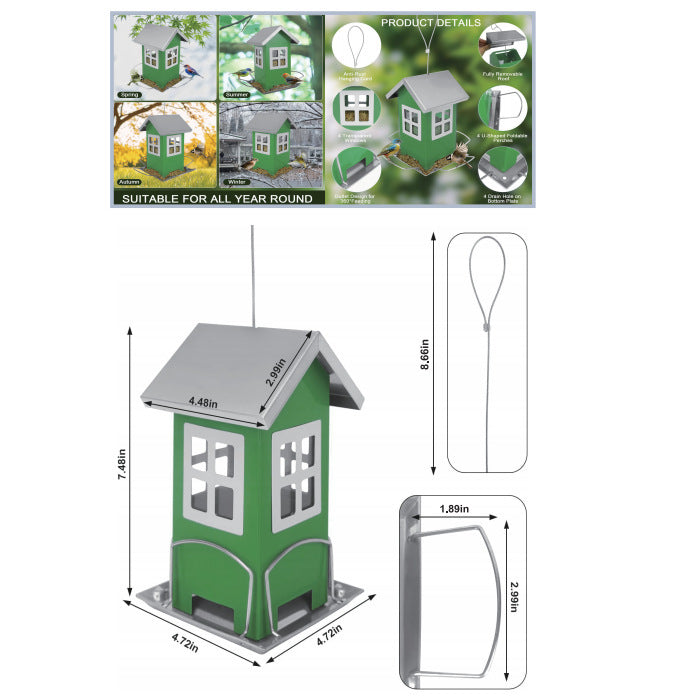 Outdoor Iron Bird Cage Hummingbird Supplies