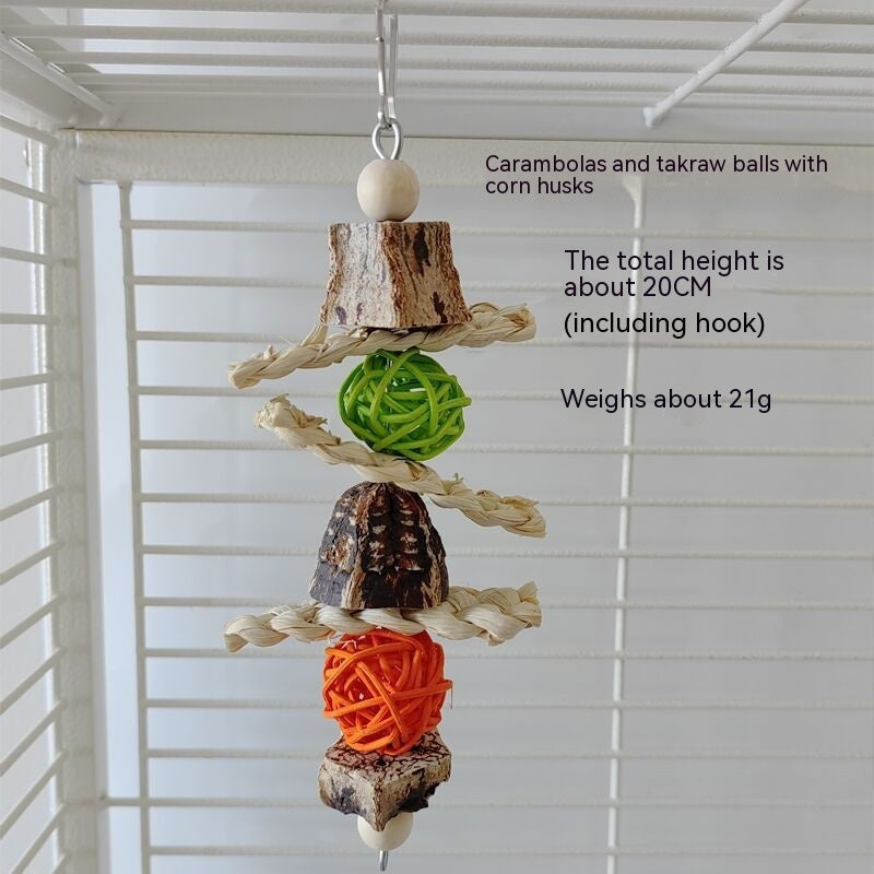 Parrot Toys Stand Rod Bird Cage
