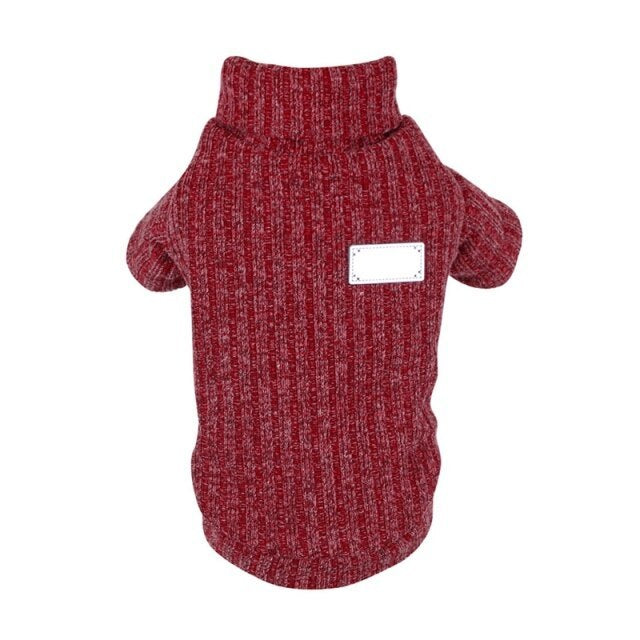 Thickened Winter Pet Turtleneck Sweater
