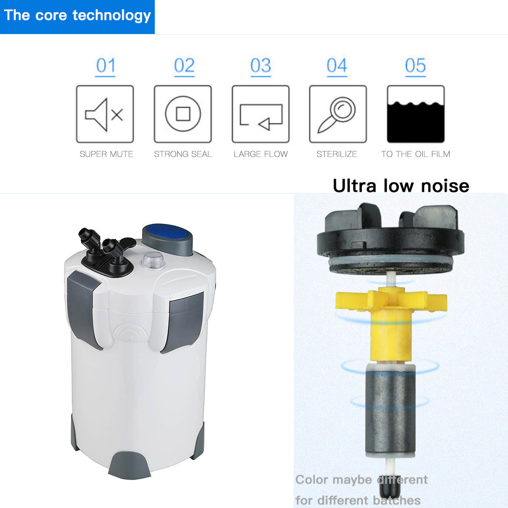 External Filter Aquarium UV Lamp Water Purification