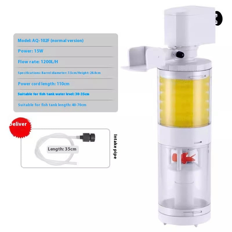 Fish Tank Three-in-one Suction Toilet
