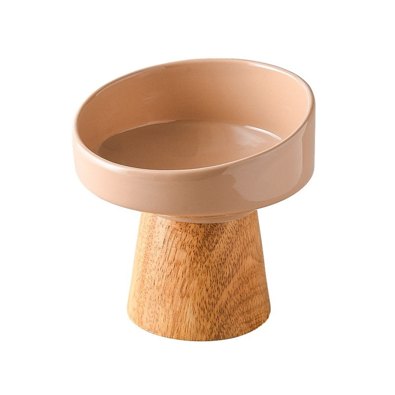 Cat Ceramic Bowl Puppy Dogs Food Water