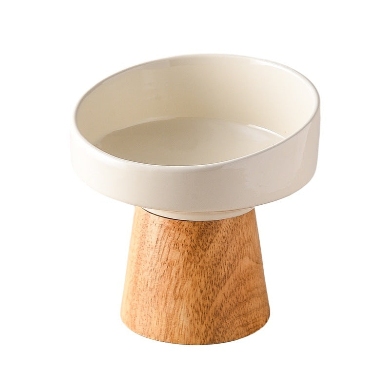 Cat Ceramic Bowl Puppy Dogs Food Water