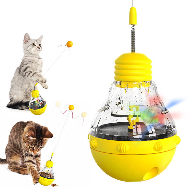Electric Rope Green Rugby Interactive Cat Toy