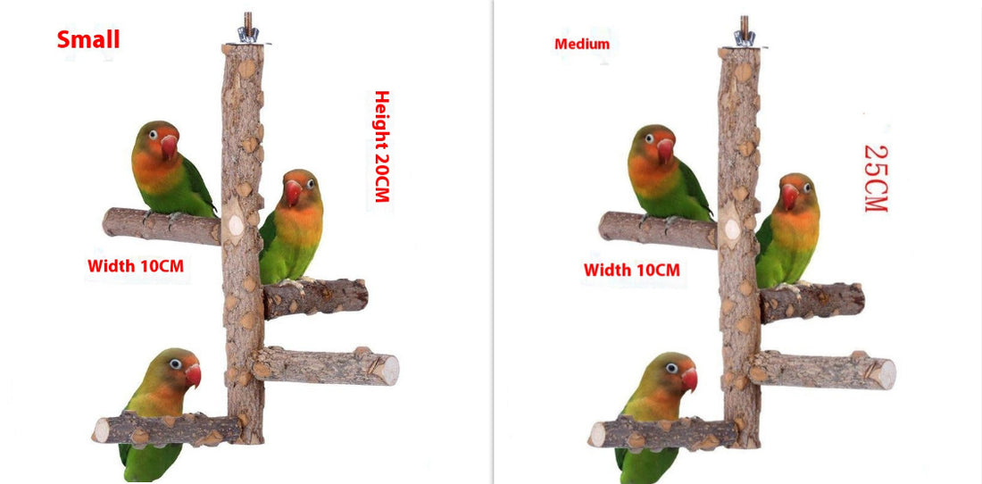Parrot Toys Bite Swing Bell Stand