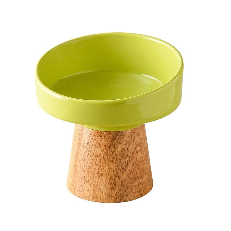 Cat Ceramic Bowl Puppy Dogs Food Water