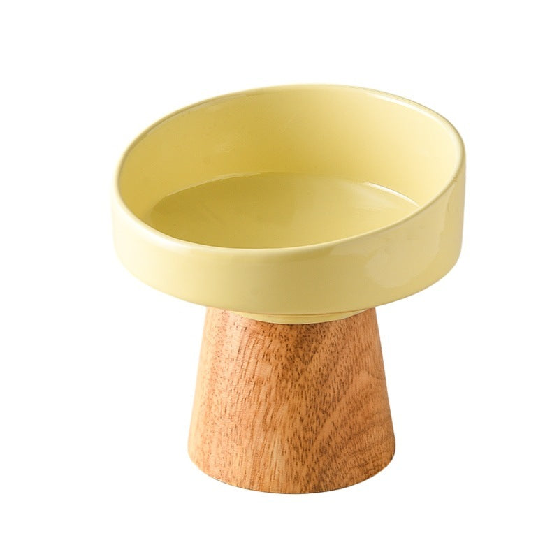 Cat Ceramic Bowl Puppy Dogs Food Water
