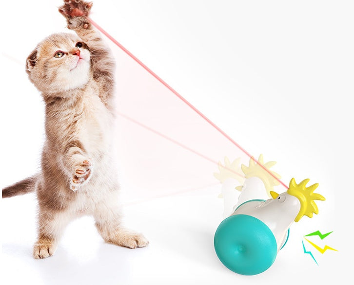 Electric Tumbler Hair Laser Chicken Funny Cat Toy