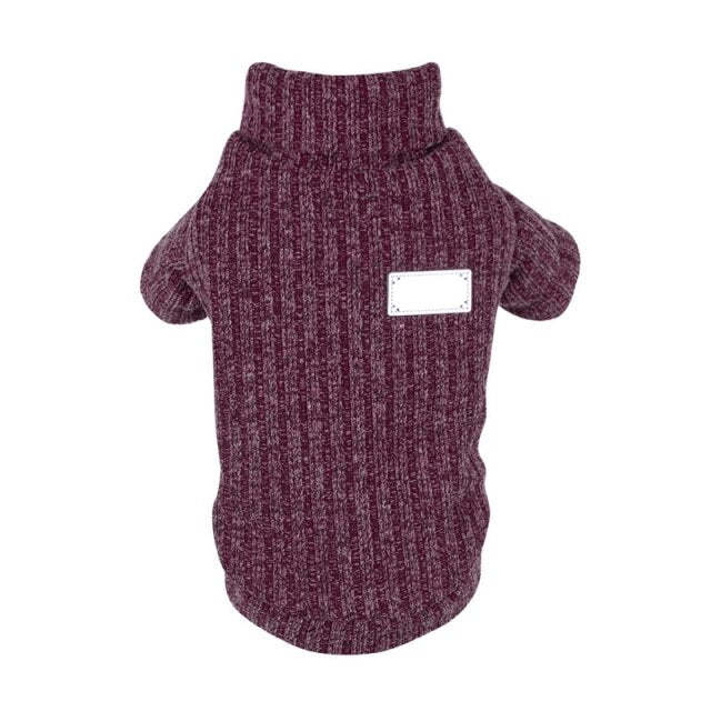 Thickened Winter Pet Turtleneck Sweater
