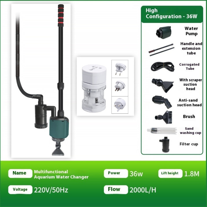 Fish Tank Water Exchange Clean Pumping