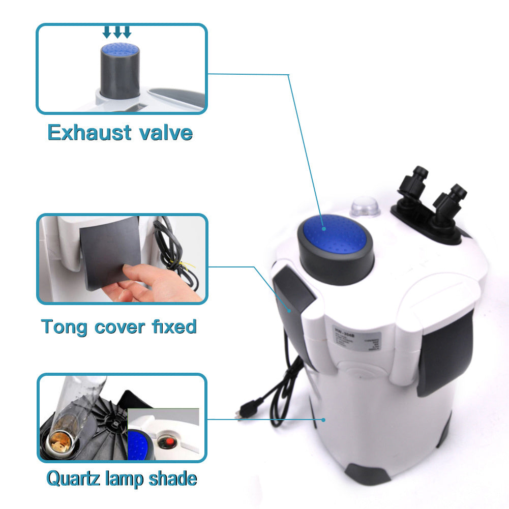 External Filter Aquarium UV Lamp Water Purification